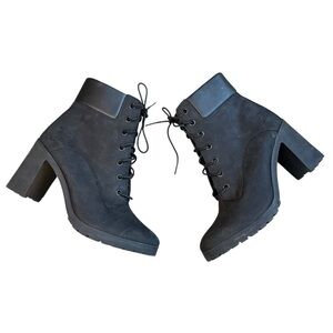 TIMBERLAND WOMEN'S ALLINGTON 6 '' INCH BOOT BLACK NUBUCK 7 S2